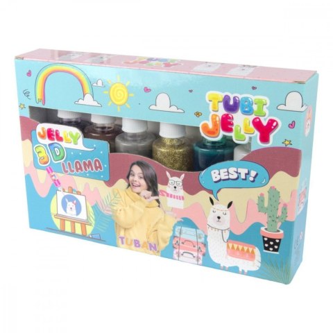 Zestaw Tubi Jelly 6 kolorów - Lama Zestaw Tubi Jelly 6 kolorów - Lama