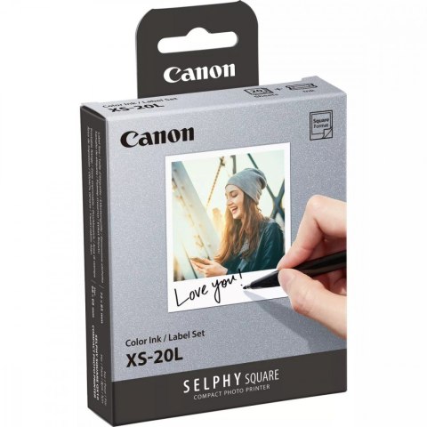 Zestaw atramentu i papieru Canon XS-20L 20 wydruków 4119C002 Zestaw atramentu i papieru Canon XS-20L 20 wydruków 4119C002