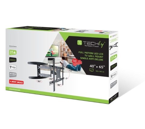 Uchwyt ścienny TV 40-65cali 35 kg obrotowy uchylny Uchwyt ścienny TV 40-65cali 35 kg obrotowy uchylny