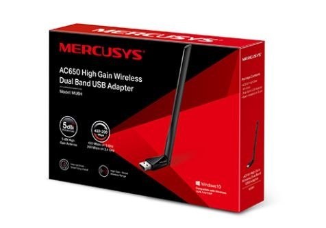 Karta sieciowa Mercusys MU6H WiFi AC650 USB Karta sieciowa Mercusys MU6H WiFi AC650 USB