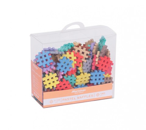 Klocki Waffle Mini Pastel 140 elementów Klocki Waffle Mini Pastel 140 elementów