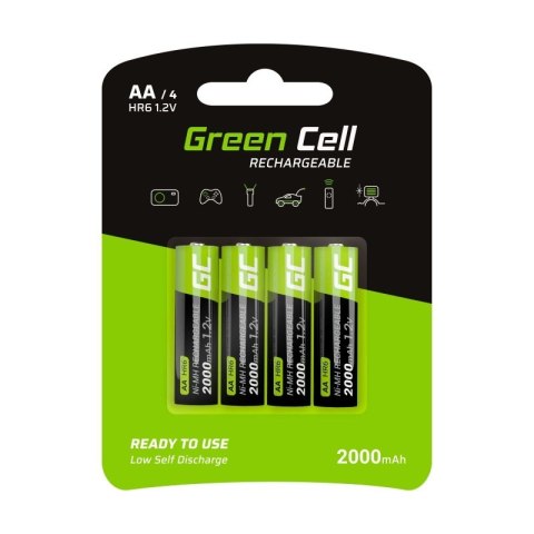 Akumulatorki Paluszki 4x AA HR6 2000 mAh Akumulatorki Paluszki 4x AA HR6 2000 mAh