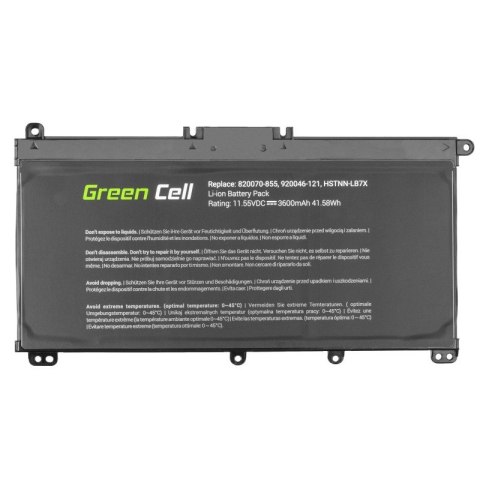 Bateria do HP Pavilion 15-CC 11,55V 3,6Ah Bateria do HP Pavilion 15-CC 11,55V 3,6Ah