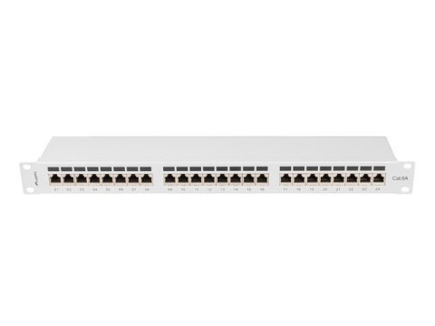 Patchpanel 24 port 1U KAT6A EK. PPSA-1024-S Szary Patchpanel 24 port 1U KAT6A EK. PPSA-1024-S Szary