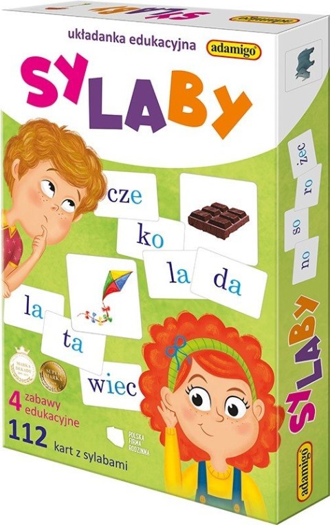 Sylaby układanka edukacyjna Sylaby układanka edukacyjna