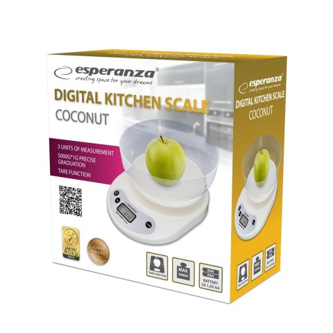 Waga kuchenna z misą Coconut Waga kuchenna z misą Coconut