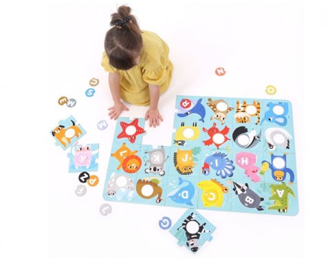 Duuuże puzzle z dziurką Alfabet Duuuże puzzle z dziurką Alfabet