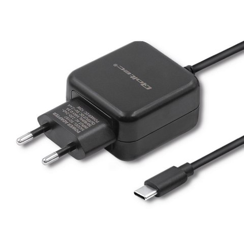 Ładowarka sieciowa 5V | 2.4A | 12W | USB typ C | Czarna Ładowarka sieciowa 5V | 2.4A | 12W | USB typ C | Czarna