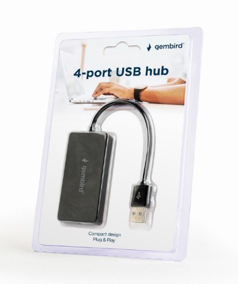 HUB 4 portowy USB czarny HUB 4 portowy USB czarny