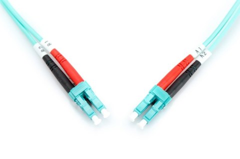 Patch cord światłowodowy FO LC-LC MM 50/125 OM3 duplex LSOH 3m Patch cord światłowodowy FO LC-LC MM 50/125 OM3 duplex LSOH 3m