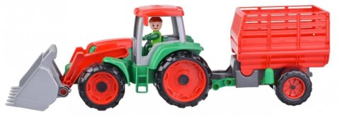 Truxx Traktor z przyczepą do siana w otwartym pudełku Truxx Traktor z przyczepą do siana w otwartym pudełku