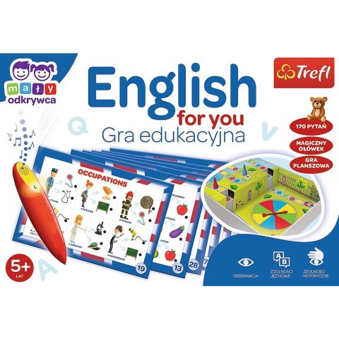 Gra English for you Mały Odkrywca i Magiczny ołówek Gra English for you Mały Odkrywca i Magiczny ołówek