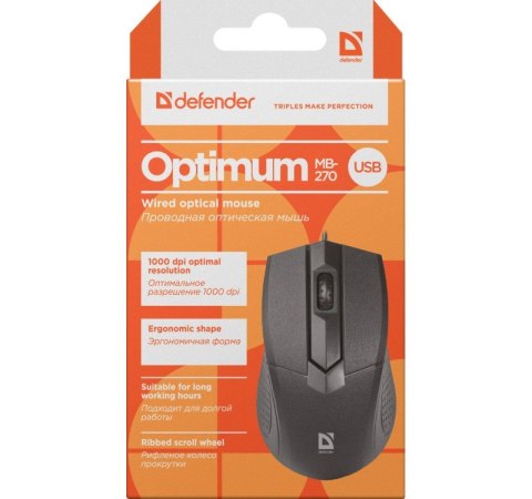 Mysz przewodowa, optyczna, OPTIMUM MB-270 Mysz przewodowa, optyczna, OPTIMUM MB-270