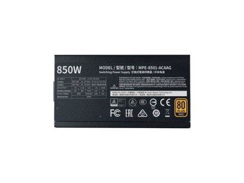 Zasilacz MWE Gold V2 850W modularny 80+ Gold Zasilacz MWE Gold V2 850W modularny 80+ Gold