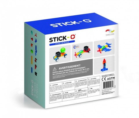 Klocki Sick-o Zestaw miejski 16 elementów Klocki Sick-o Zestaw miejski 16 elementów