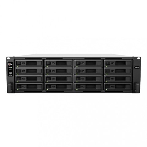 Serwer NAS RS4021xs+ 16x0HDD 16GB Xeon D-1541 4x1GbE 2x10GbE 3U 2xPCI-E Serwer NAS RS4021xs+ 16x0HDD 16GB Xeon D-1541 4x1GbE 2x10GbE 3U 2xPCI-E