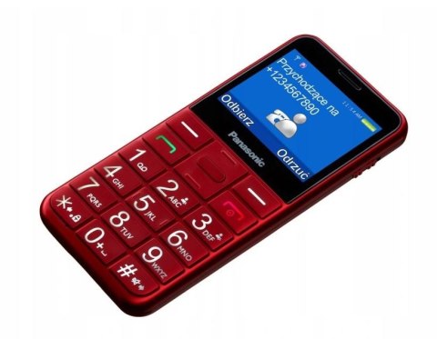 Telefon dla seniora KX-TU155 czerwony Telefon dla seniora KX-TU155 czerwony