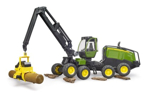 Harwester John Deere 1270G z konarem drzewa Harwester John Deere 1270G z konarem drzewa
