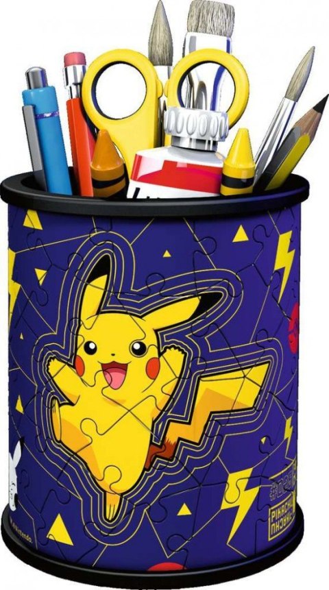Puzzle 57 elementów 3D Przybornik Pikachu Puzzle 57 elementów 3D Przybornik Pikachu