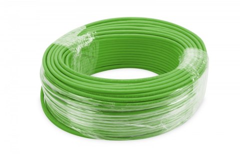Kabel teleinformatyczny instalacyjny kat.8.2, S/FTP, Dca, AWG 22/1, LSOH, 100m, Zielony Kabel teleinformatyczny instalacyjny kat.8.2, S/FTP, Dca, AWG 22/1, LSOH, 100m, Zielony