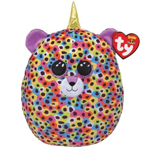 Maskotka TY Squish-a-Boss Lampart z rogiem wielokolorowy 22 cm Maskotka TY Squish-a-Boss Lampart z rogiem wielokolorowy 22 cm