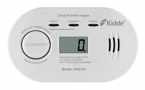 Czujnik czadu z wyświetlaczem KIDDE K5DCO Czujnik czadu z wyświetlaczem KIDDE K5DCO