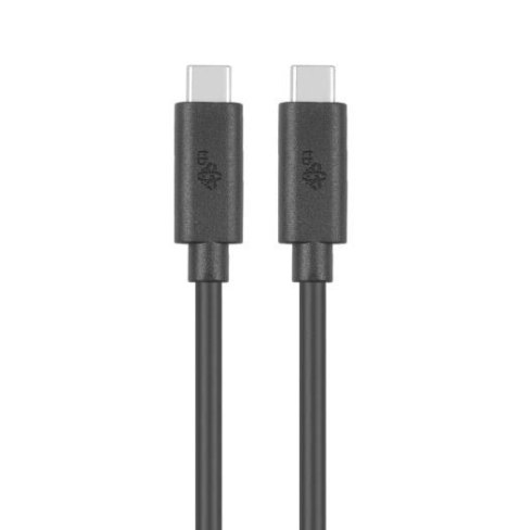 Kabel USB C-USB C 1m 100W 5Gbps USB 3.1 czarny Kabel USB C-USB C 1m 100W 5Gbps USB 3.1 czarny