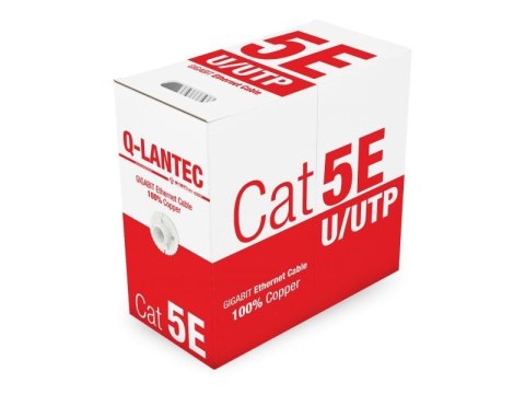 Kabel teleinformatyczny U/UTP kat.5E PVC 100% Miedź 305m - 10 lat gwarancji Kabel teleinformatyczny U/UTP kat.5E PVC 100% Miedź 305m - 10 lat gwarancji