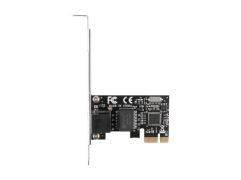 Karta sieciowa PCI-E 1X RJ45 1GB RTL8111C śledź low profile Karta sieciowa PCI-E 1X RJ45 1GB RTL8111C śledź low profile