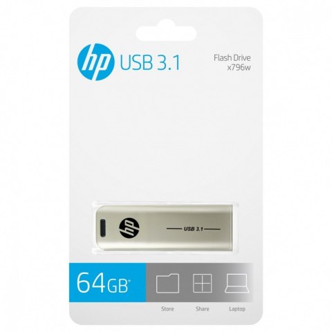 Pendrive 64GB USB 3.2 HPFD796L-64 Pendrive 64GB USB 3.2 HPFD796L-64
