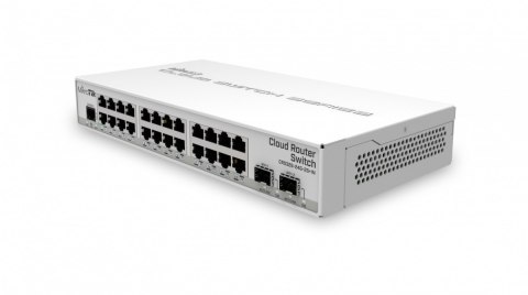Przełącznik 24xGbE 2xSFP+ CRS326-24G-2S+IN Przełącznik 24xGbE 2xSFP+ CRS326-24G-2S+IN