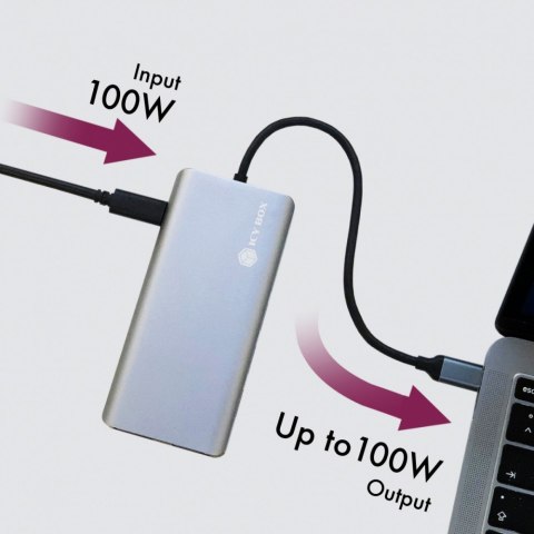 Stacja dokująca IB-DK4070-CPD 12w1,2xHDMI,AUDIO,CR,VGA Stacja dokująca IB-DK4070-CPD 12w1,2xHDMI,AUDIO,CR,VGA