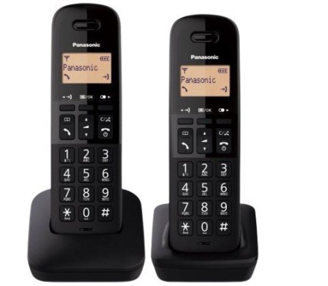 Telefon KX-TGB612 Dect Duo czarny Telefon KX-TGB612 Dect Duo czarny