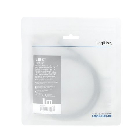 Kabel USB-C M/M, 4K/60 Hz, PD aluminiowy 1m Kabel USB-C M/M, 4K/60 Hz, PD aluminiowy 1m
