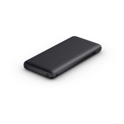 PowerBank 10 000mAh z kablami USB-C/LTG Czarny PowerBank 10 000mAh z kablami USB-C/LTG Czarny