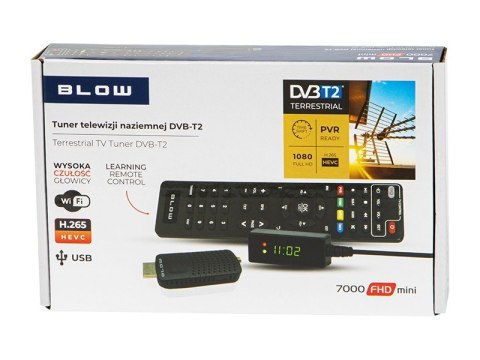 Tuner DVB-T2 7000 FHD MINI H.265 Tuner DVB-T2 7000 FHD MINI H.265