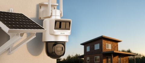 Kamera IP Hilook PTZ-N2C400I-K/4G/C05S10 2.8mm z panelem solarnym LTE/4G 4MP