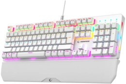 Klawiatura przewodowa Rampage KB-R86 UMBRA biały (Blue Switches)