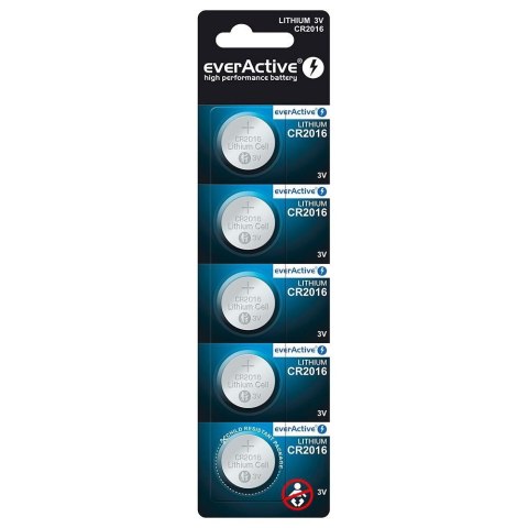 Bateria litowa CR2016 blister 5 szt. Bateria litowa CR2016 blister 5 szt.