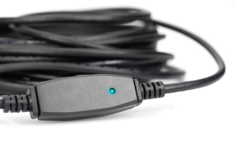 Kabel przedłużający USB 3.0 SuperSpeed Typ USB A/USB A M/Ż aktywny 20m Czarny Kabel przedłużający USB 3.0 SuperSpeed Typ USB A/USB A M/Ż aktywny 20m Czarny