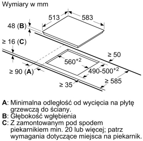 Płyta ceramiczna PKE645BB2E Płyta ceramiczna PKE645BB2E