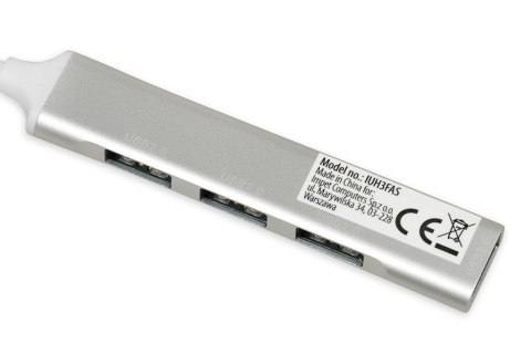 HUB 4-PORTOWY USB3.0 + USB 2.0, SLIM HUB 4-PORTOWY USB3.0 + USB 2.0, SLIM