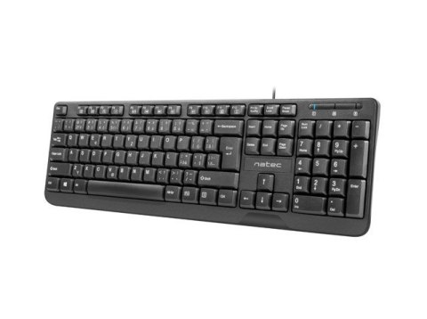 Klawiatura Trout Slim USB CZ/SK 1.8m Czarna Klawiatura Trout Slim USB CZ/SK 1.8m Czarna