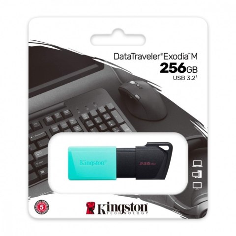 Pendrive Data Traveler Exodia M 256GB USB3.2 Gen1 Pendrive Data Traveler Exodia M 256GB USB3.2 Gen1