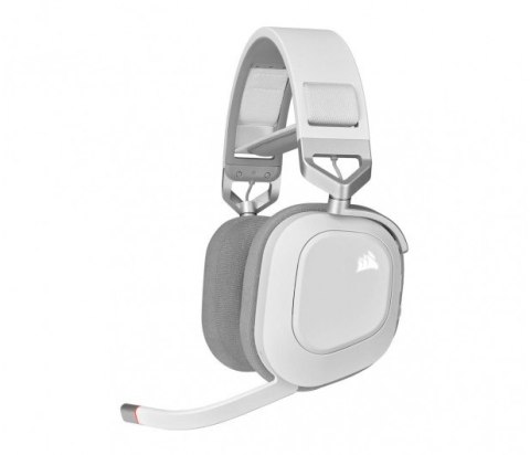 Słuchawki bezprzewodowe HS80 RGB Gaming Spatial Audio białe Słuchawki bezprzewodowe HS80 RGB Gaming Spatial Audio białe