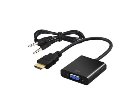 Adapter HDMI (M) - VGA (F) z audio, CL-23/B Adapter HDMI (M) - VGA (F) z audio, CL-23/B