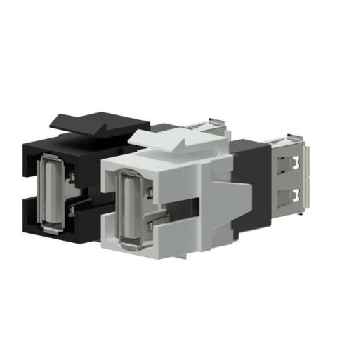 Adapter Keystone USB 2.0 A-USB 2.0 A Czarny - VCK622/B Adapter Keystone USB 2.0 A-USB 2.0 A Czarny - VCK622/B