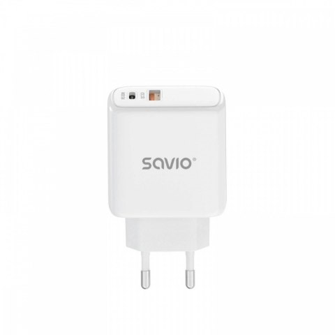 Ładowarka sieciowa USB Quick Charge, Power Delivery 3.0, 30W, LA-06 Ładowarka sieciowa USB Quick Charge, Power Delivery 3.0, 30W, LA-06