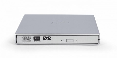 Napęd zewnętrzny DVD na USB DVD-USB-02-SV srebrny Napęd zewnętrzny DVD na USB DVD-USB-02-SV srebrny
