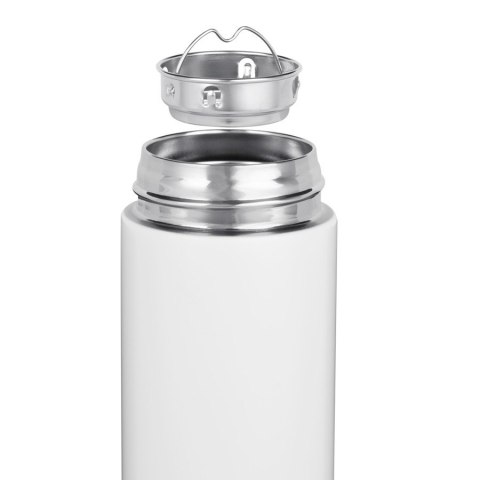 Butelka termiczna LED TB2311 mat 450 ml Biała Butelka termiczna LED TB2311 mat 450 ml Biała